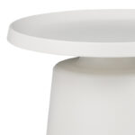 Τραπέζια σαλονιού Ginoze Inart σετ 2τεμ μέταλλο σε λευκή απόχρωση - Image 6