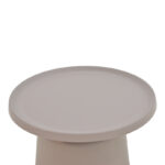 Τραπέζια σαλονιού Ginoze Inart σετ 2τεμ μέταλλο σε cappuccino απόχρωση - Image 5