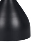 Βοηθητικά τραπέζια Kirkene Inart sintered stone σε απόχρωση μαύρο μαρμάρου με μαύρο μέταλλο 2τεμ - Image 5