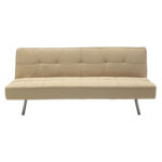 Καναπές-κρεβάτι Travis pakoworld 3θέσιος με ύφασμα μπεζ 175x83x74εκ - Image 3