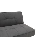 Καναπές-κρεβάτι Travis pakoworld 3θέσιος με ύφασμα ανθρακί 175x83x74εκ - Image 6