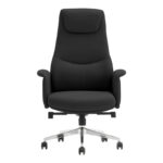 Καρέκλα γραφείου διευθυντή Rekter pakoworld PU σε μαύρη απόχρωση 77x65x119-127εκ - Image 5