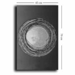 Πίνακας σε καμβά Zesan pakoworld με ψηφιακή εκτύπωση 45x3x70εκ - Image 4