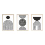 Πίνακας σε καμβά Serchie pakoworld τρίπτυχος με ψηφιακή εκτύπωση 30x3x40εκ