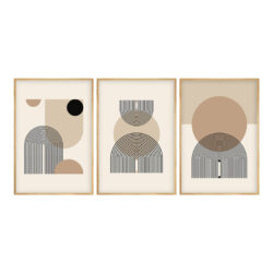 Πίνακας σε καμβά Jefton pakoworld τρίπτυχος με ψηφιακή εκτύπωση 50x2x70εκ