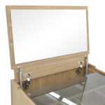 Τουαλέτα κρεβατοκάμαρας Sonlen pakoworld ανθρακί-sonoma 60x45x130εκ - Image 7