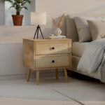 Κομοδίνο Oslo pakoworld sonoma 50x39x55εκ - Image 2