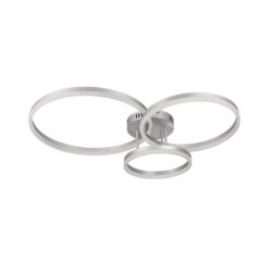 Inlight Φωτιστικό  οροφής LED 75W 3CCT (by switch on base) D:80cm (6094-A-Silver)