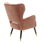 Πολυθρόνα - μπερζέρα Lark pakoworld βελούδο σάπιο μήλο 65x74x90εκ - Image 2