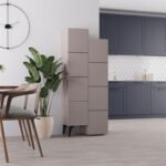 Στήλη Romane pakoworld μόκα 62.2x37.4x155.4εκ - Image 2