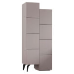 Στήλη Romane pakoworld μόκα 62.2x37.4x155.4εκ