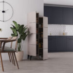 Στήλη Romane pakoworld μόκα 62.2x37.4x155.4εκ - Image 4