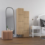 Στήλη Romane pakoworld φυσικό 62.2x37.4x155.4εκ - Image 2