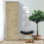 Παπουτσοθήκη-ντουλάπα SANTE pakoworld 21 ζεύγων χρώμα sonoma 60x37x183εκ - Image 2