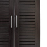 Παπουτσοθήκη-ντουλάπα SANTE pakoworld 21 ζεύγων χρώμα wenge 60x37x183εκ - Image 5