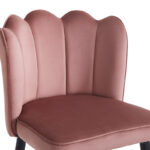 Σκαμπό μπαρ Velvi pakoworld βελούδο σε σάπιο μήλο απόχρωση 46x45x105.5εκ - Image 6