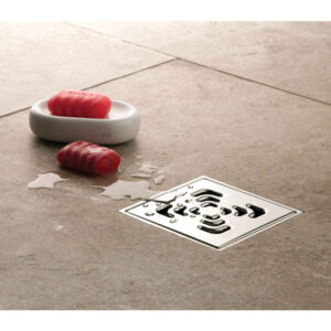 Ανοξείδωτο σιφόνι δαπέδου Confluo SQUARE 3 PESTAN 15x15cm