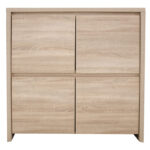 Ντουλάπι Selina pakoworld sonoma 105x40.5x112.5εκ - Image 2