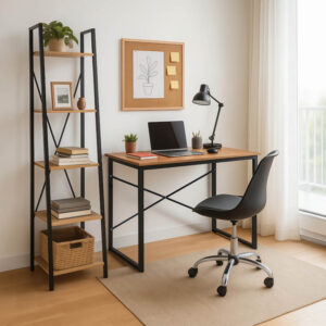 Φοιτητικό πακέτο επίπλων γραφείου Uni 4 pakoworld σετ 3 τμχ