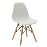 Τραπεζαρία Natali-Julita pakoworld σετ 5τεμ μαύρο-λευκό-φυσικό 120x80x76εκ - Image 3