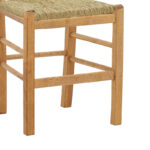 Καρέκλα καφενείου με ψάθα Marf-Charchie pakoworld μασίφ ξύλο οξιάς λούστρο καρυδί 41x42x92εκ - Image 6