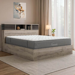 Φοιτητικό πακέτο επίπλων κρεβατοκάμαρας Ruey pakoworld σετ 2τεμ