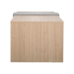 Τραπέζι σαλονιού Cozeto pakoworld σε φυσική με γκρι cement απόχρωση 100x53x41.5εκ - Image 4