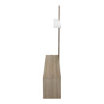 Σύνθετο σαλονιού Delfina pakoworld σε sonoma με λευκή απόχρωση 190x40x199.5εκ - Image 7