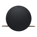 Καθρέπτης με ράφι Salmin pakoworld μέταλλο σε μαύρη απόχρωση 80x10x60εκ - Image 4