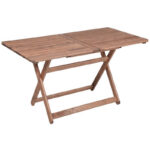 Tραπεζαρία Retto σετ 5τμχ μασίφ ξύλο οξιάς καρυδί-γκρι 120x75x71εκ - Image 2