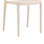Καρέκλα Amvroan στοιβαζόμενη pakoworld με UV protection cappuccino pp 51x49x79.5εκ - Image 3