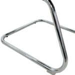 Καρέκλα γραφείου επισκέπτη Valter pakoworld λευκό pu 55.5x48x88εκ - Image 8