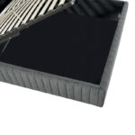 Κρεβάτι διπλό Zilin pakoworld ύφασμα ανθρακί με αποθηκευτικό χώρο 160x200εκ - Image 6