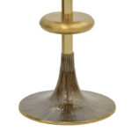 Βοηθητικό τραπέζι Trego Inart χρυσό-μαύρο μέταλλο Φ39x55εκ - Image 5