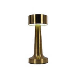 Inlight Επιτραπέζιο επαναφορτιζόμενο φωτιστικό 3CCT σε χρυσή απόχρωση (3033-Golden)