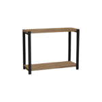 Επιτραπέζια ραφιέρα Lerf pakoworld oak μελαμίνης-μαύρο μέταλλο 48x17x40εκ