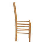 Καρέκλα καφενείου Πάρος pakoworld μασίφ ξύλο οξιάς λούστρο καρυδί 41x42x92εκ - Image 3