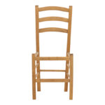 Καρέκλα καφενείου Πάρος pakoworld μασίφ ξύλο οξιάς λούστρο καρυδί 41x42x92εκ - Image 4