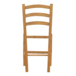 Καρέκλα καφενείου Πάρος pakoworld μασίφ ξύλο οξιάς λούστρο καρυδί 41x42x92εκ - Image 5