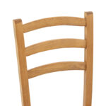 Καρέκλα καφενείου Πάρος pakoworld μασίφ ξύλο οξιάς λούστρο καρυδί 41x42x92εκ - Image 6