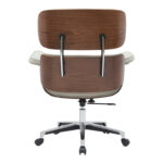 Καρέκλα γραφείου διευθυντή Kobane pakoworld μπεζ pu-βάση χρωμίου 84x75x113.5εκ - Image 5