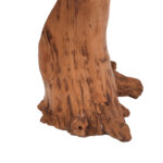 Βοηθητικό τραπέζι Mushile pakoworld teak ξύλο σε φυσική απόχρωση 30x35x45εκ - Image 4