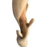 Καλόγερος Renzo pakoworld suar ξύλο σε φυσική απόχρωση 30x30x200εκ - Image 3