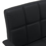 Καρέκλα γραφείου Buleco pakoworld pu σε μαύρη απόχρωση 56x46x74-86εκ - Image 6