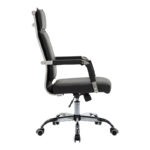 Καρέκλα γραφείου διευθυντη Mavel pakoworld PU μαύρo 55x62x100-110εκ - Image 3