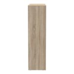 Ντουλάπα δίφυλλη συρόμενη με καθρέφτη Aparador pakoworld σε sonoma απόχρωση 180x60x220εκ - Image 5