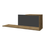 Σύνθετο σαλονιού Poelfy pakoworld σε ανθρακί-oak απόχρωση 170x37.5x42εκ - Image 5