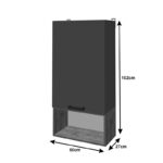 Σύνθετο σαλονιού Poelfy pakoworld σε ανθρακί-oak απόχρωση 170x37.5x42εκ - Image 7