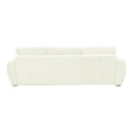 Γωνιακός αναστρέψιμος καναπές-κρεβάτι Vivad pakoworld ύφασμα σε μπεζ απόχρωση 275x164x91εκ - Image 4