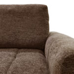 Γωνιακός αναστρέψιμος καναπές-κρεβάτι Vivad pakoworld ύφασμα σε απόχρωση σκούρο καφέ 275x164x91εκ - Image 6